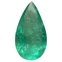 4,49 Carati Smeraldo colombiano verde sottile - 16x9 Taglio a pera Maggio