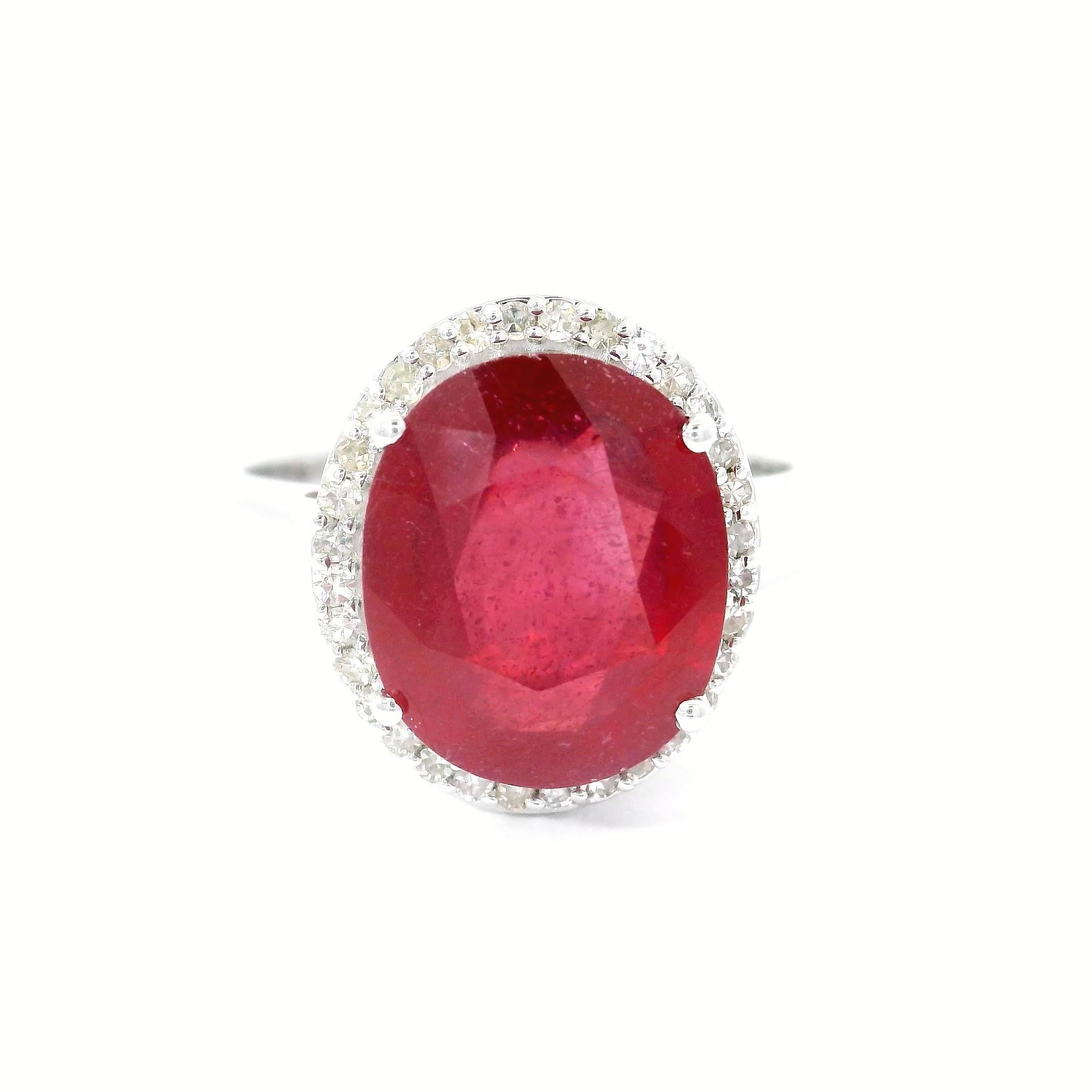 4.49 ctr Ruby ring In New Condition For Sale In บางรัก, TH