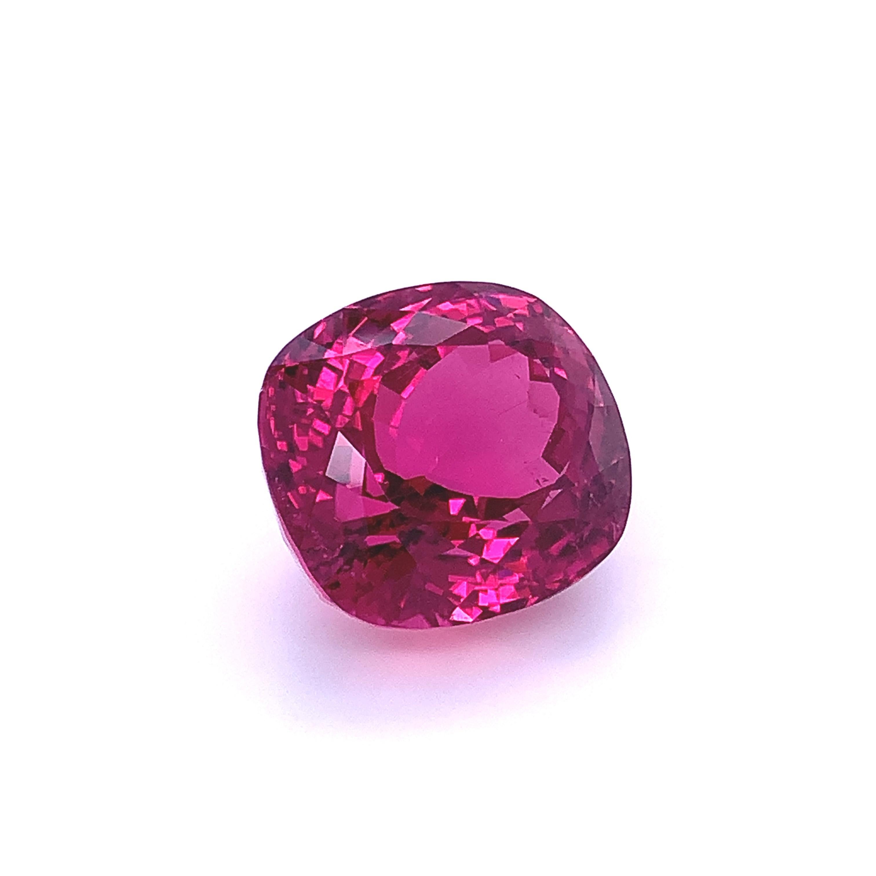 44.97 Carat Purple Pink Tourmaline, Loose Gemstone, GIA Certified 2