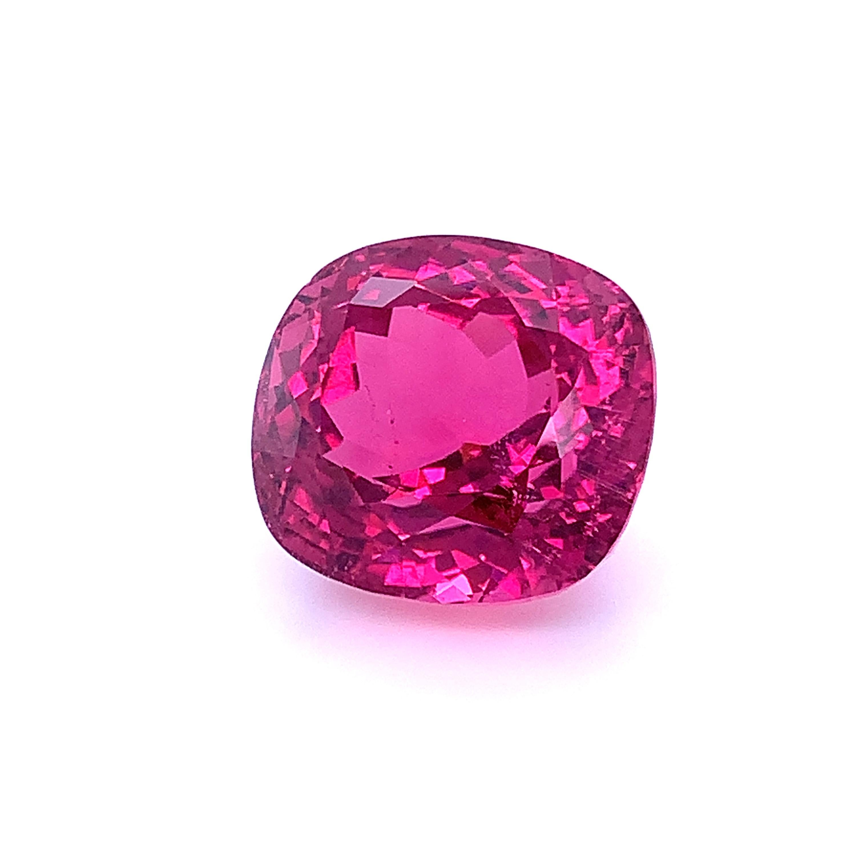 Artisan 44.97 Carat Purple Pink Tourmaline, Loose Gemstone, GIA Certified
