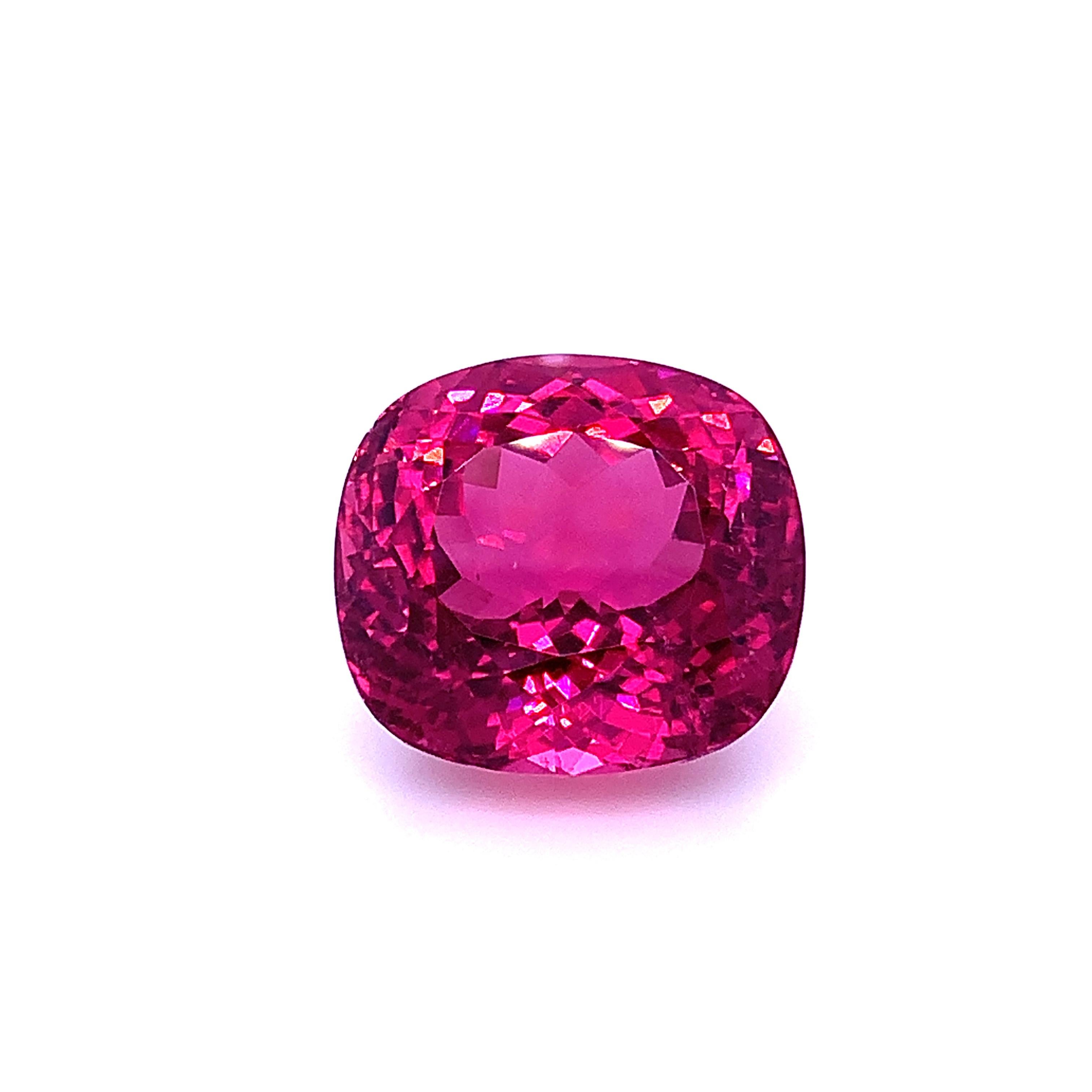 44.97 Carat Purple Pink Tourmaline, Loose Gemstone, GIA Certified 1