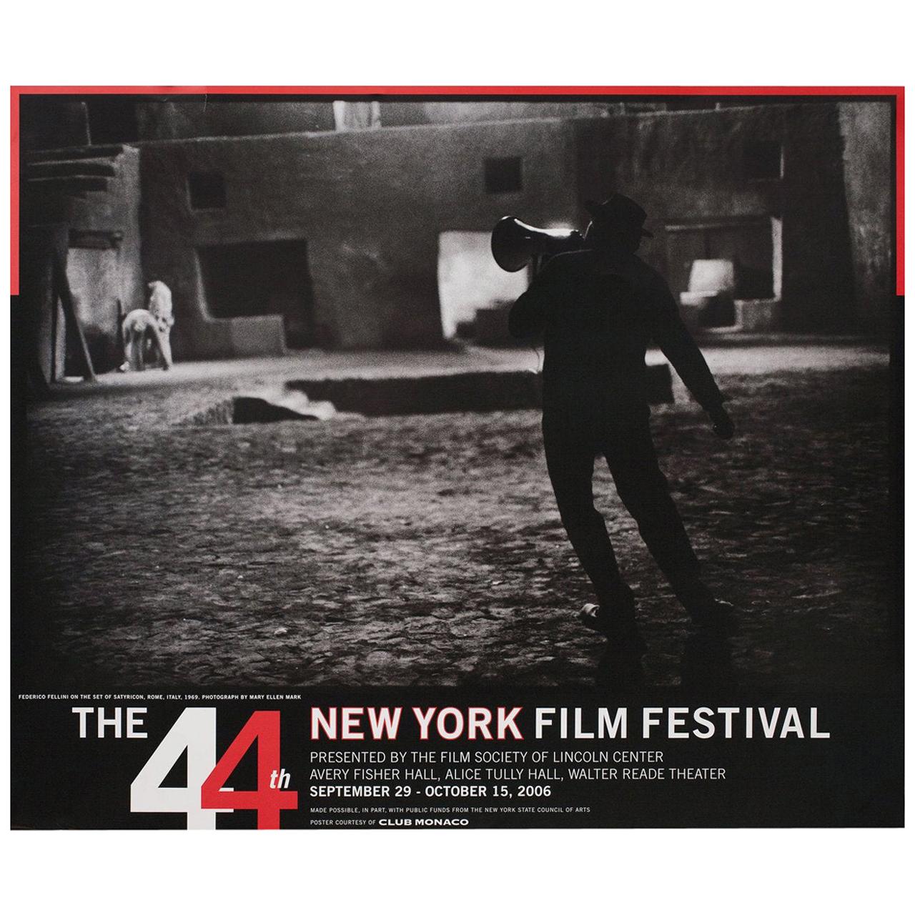 "44th New York Film Festival" 2006 U.S. Poster For Sale
