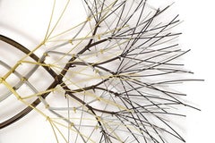 44"x44" Metal Wall Sculpture in Brass, Stainless, and Bronze #638
