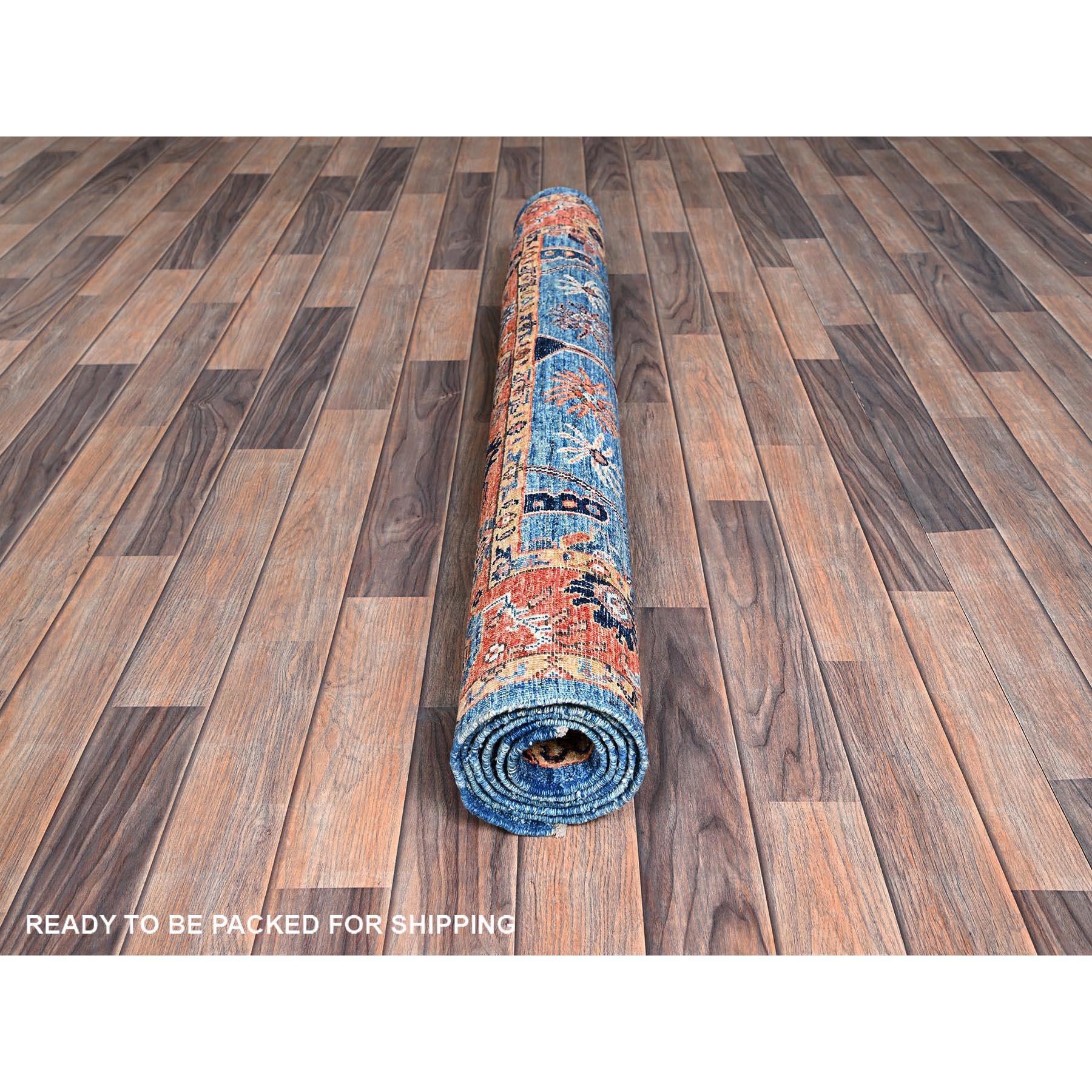 Hand-Knotted 4'4
