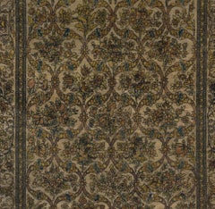 Antique Hand Knotted Turkish Rug, circa 1920