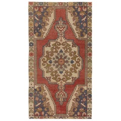 4.4x7.8 Ft Traditional Handknotted Village Rug, Vintage Tribal Carpet, 100% Wool