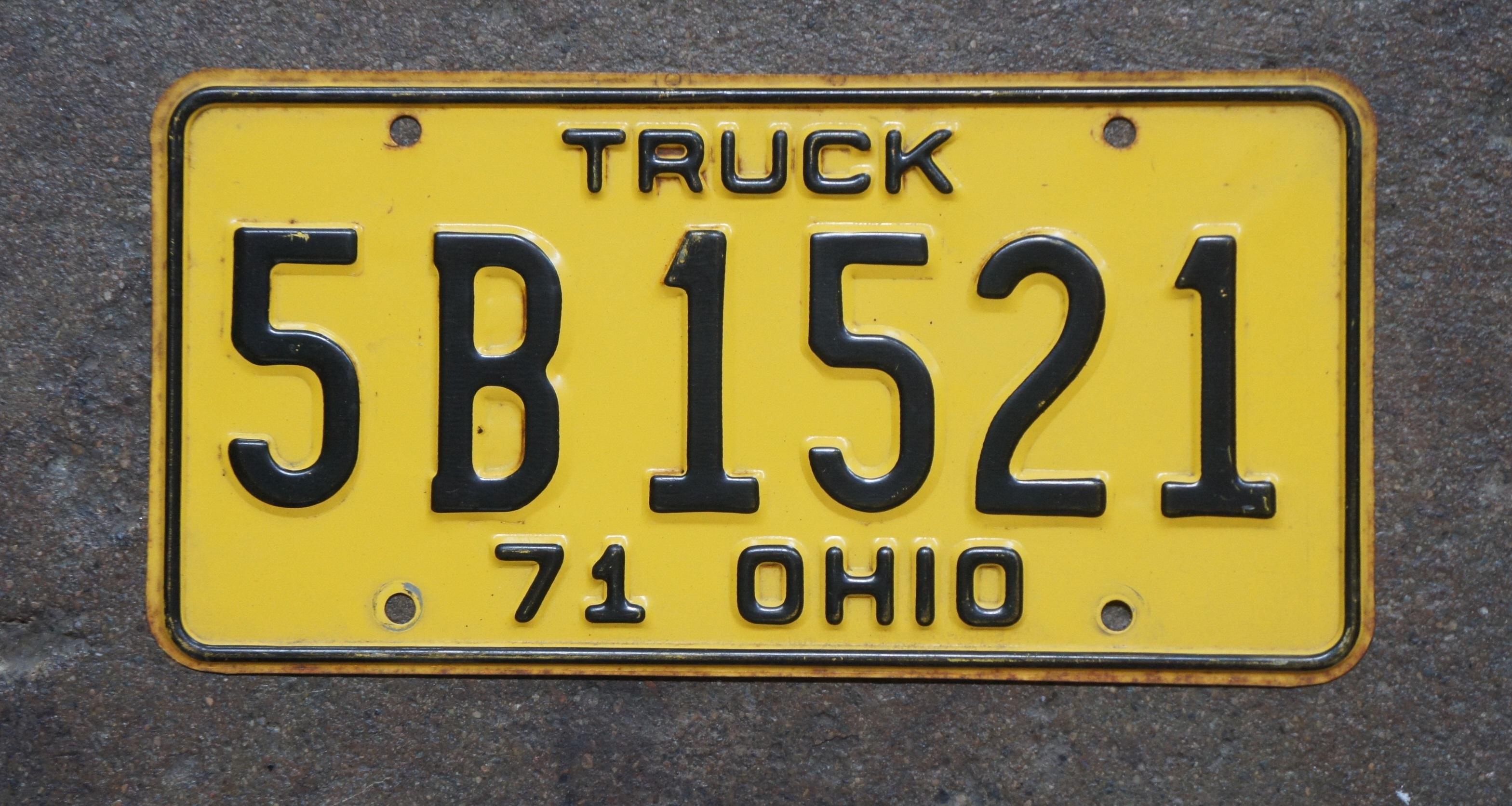 20th Century 45 Antique Vintage Ohio License Plates Car Truck Trailer Auto Pair 1920s-1970s