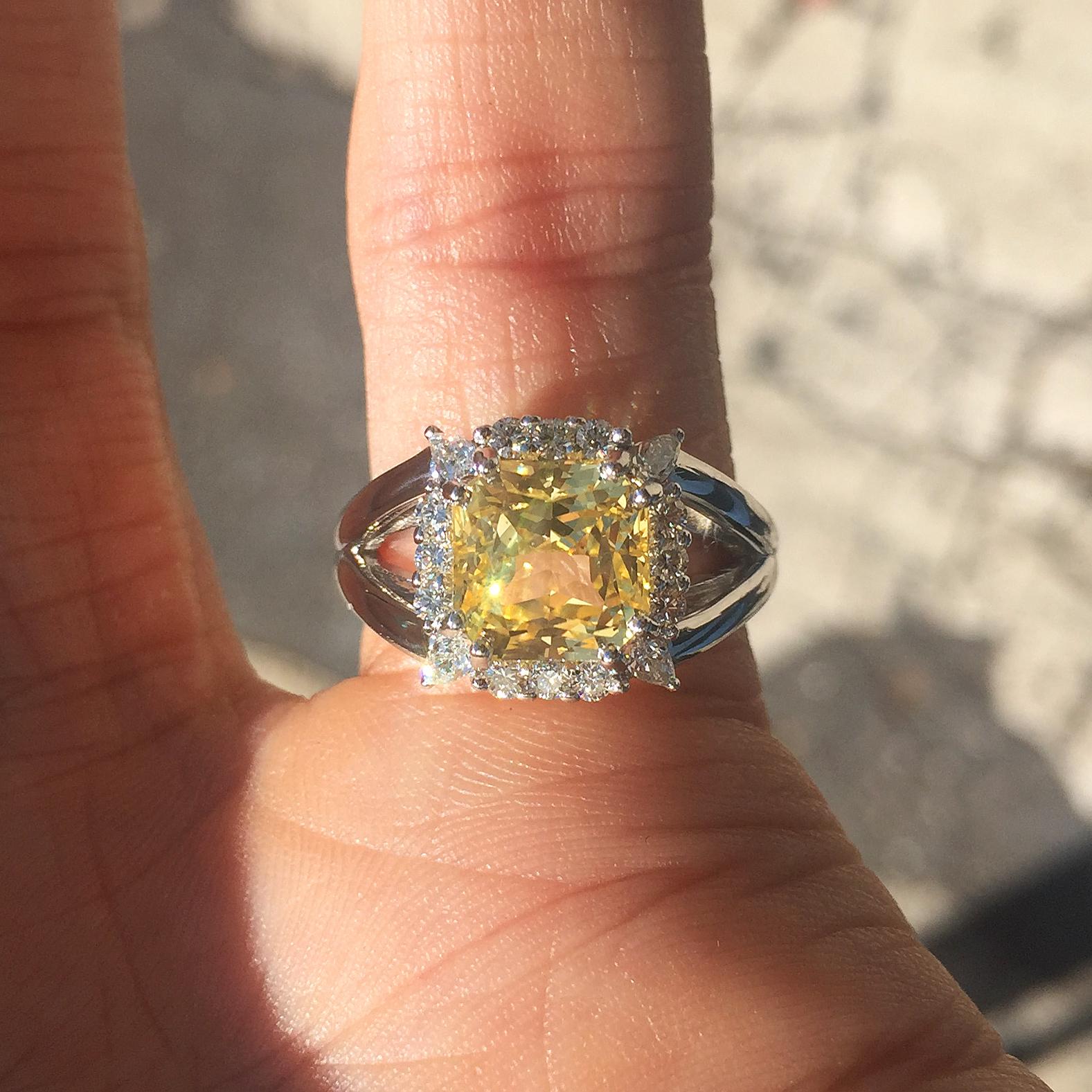 AS006-0300069
Can be sized to any finger size, ring will be made to order and take approximately 1-3 weeks from customers final design approval. If you need a sooner date let us know and we will see if we can accommodate you. Carat weight and color
