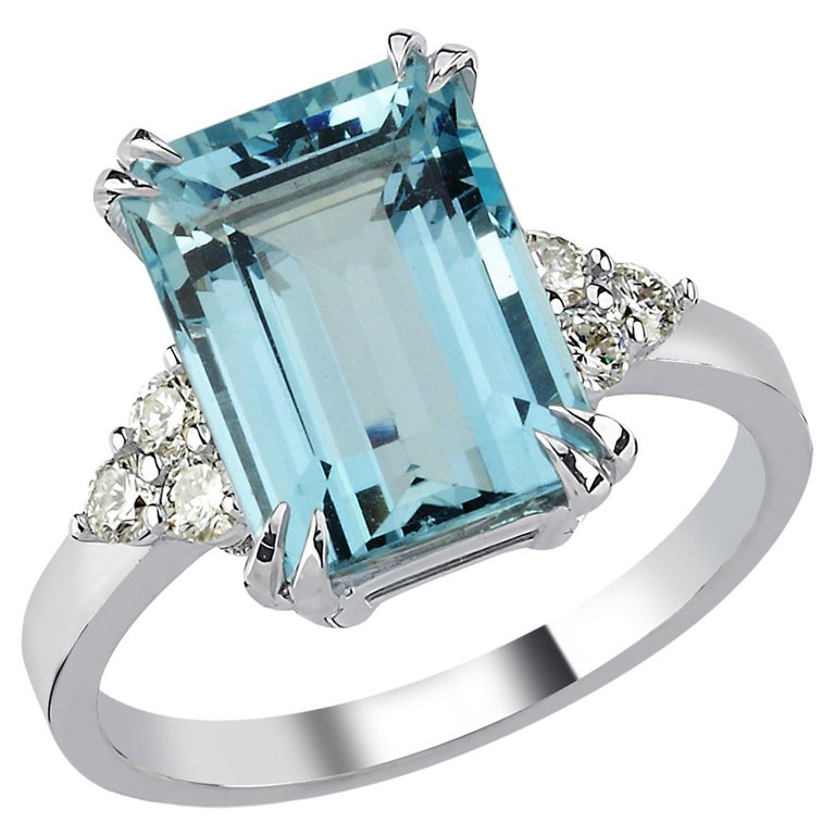 Carat Aquamarine Ring For Sale at 1stDibs aquamarine ring