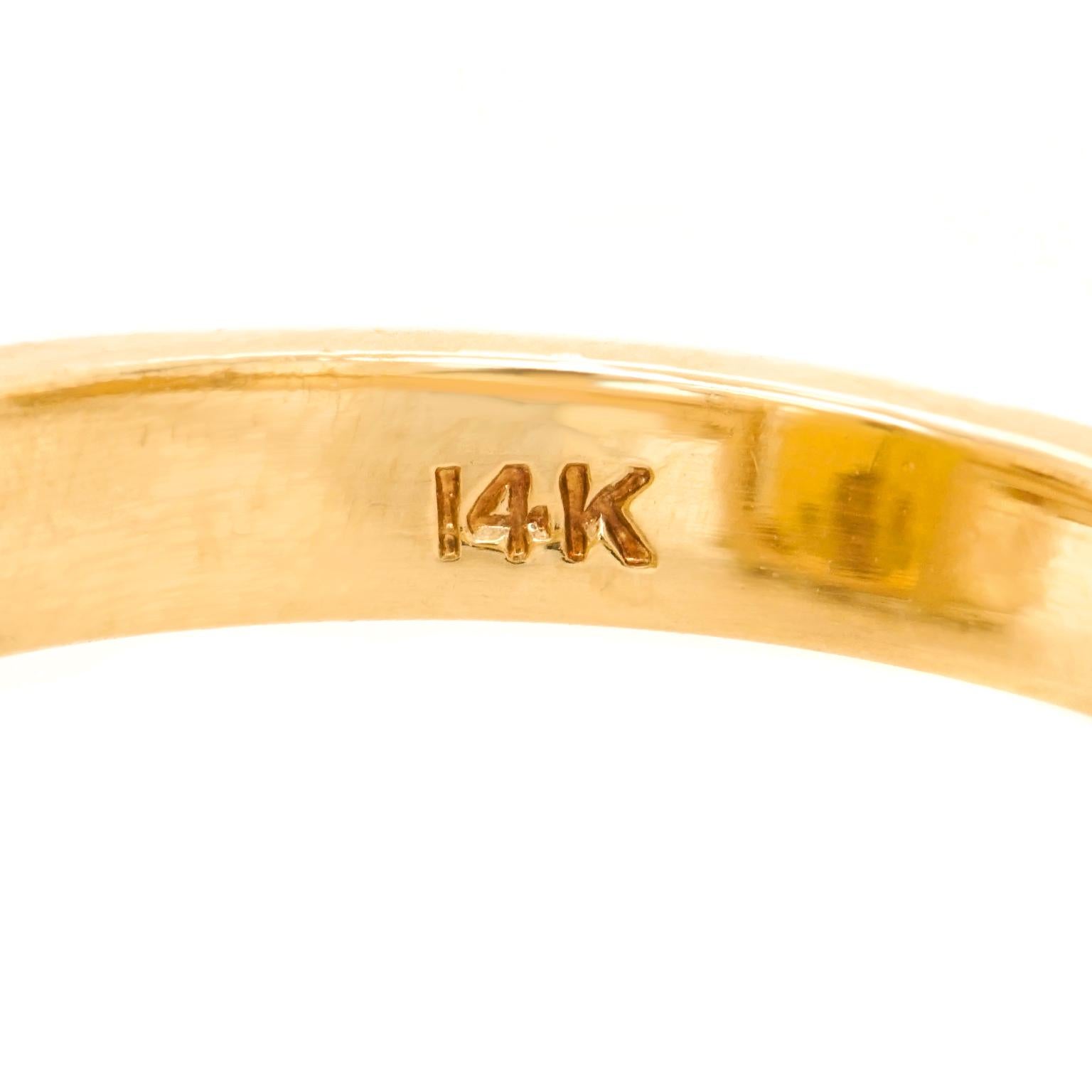 Women's or Men's 45 Carat Art Deco Citrine Ring