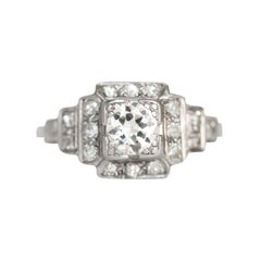 .45 Carat Diamond Platinum Engagement Ring