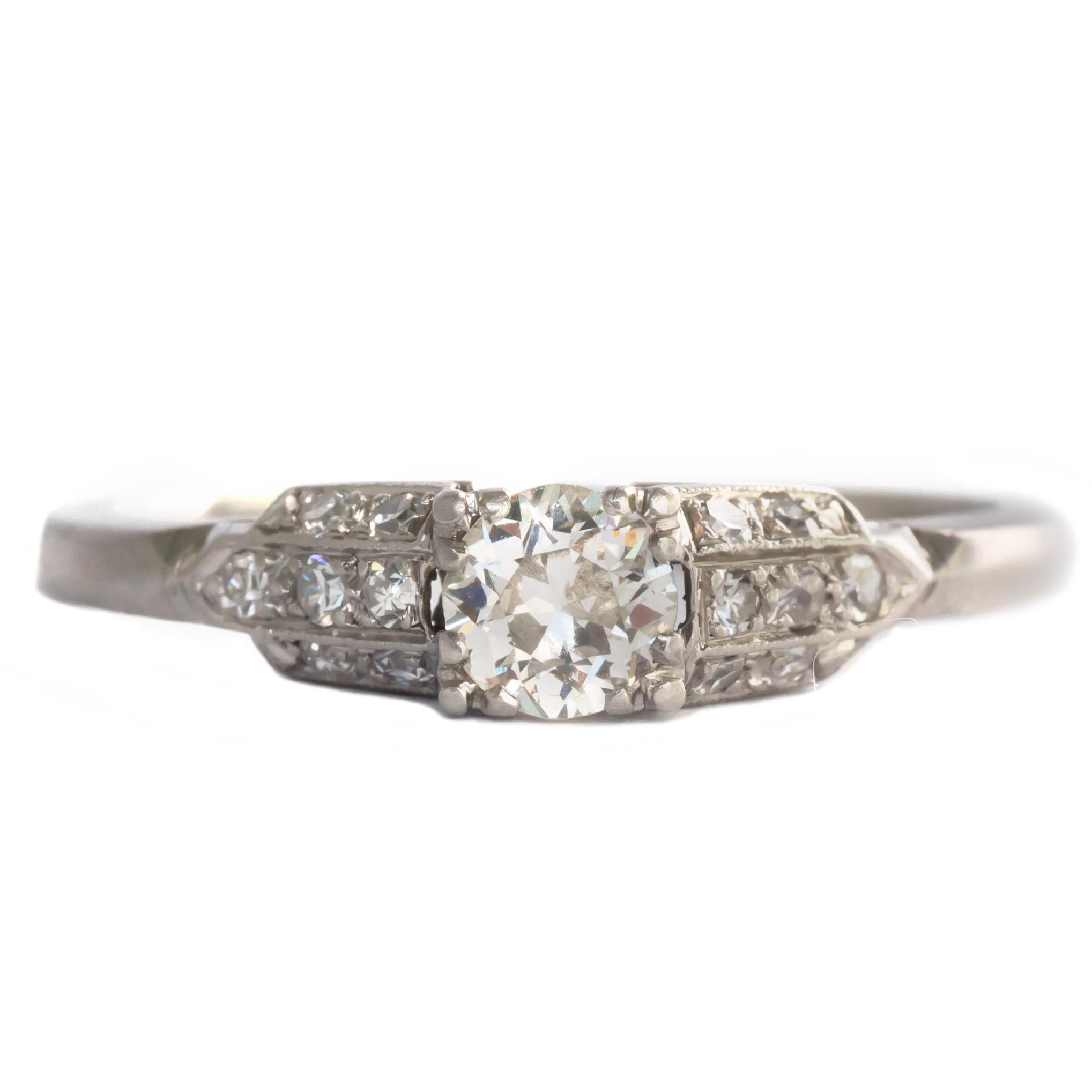 .45 Carat Diamond Platinum Engagement Ring