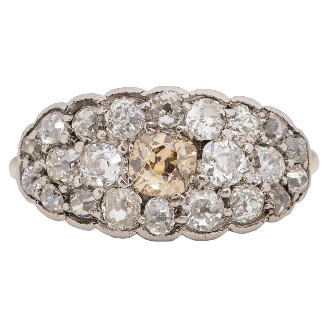 .45 Carat Yellow Gold Diamond Engagement Ring For Sale at 1stDibs 45