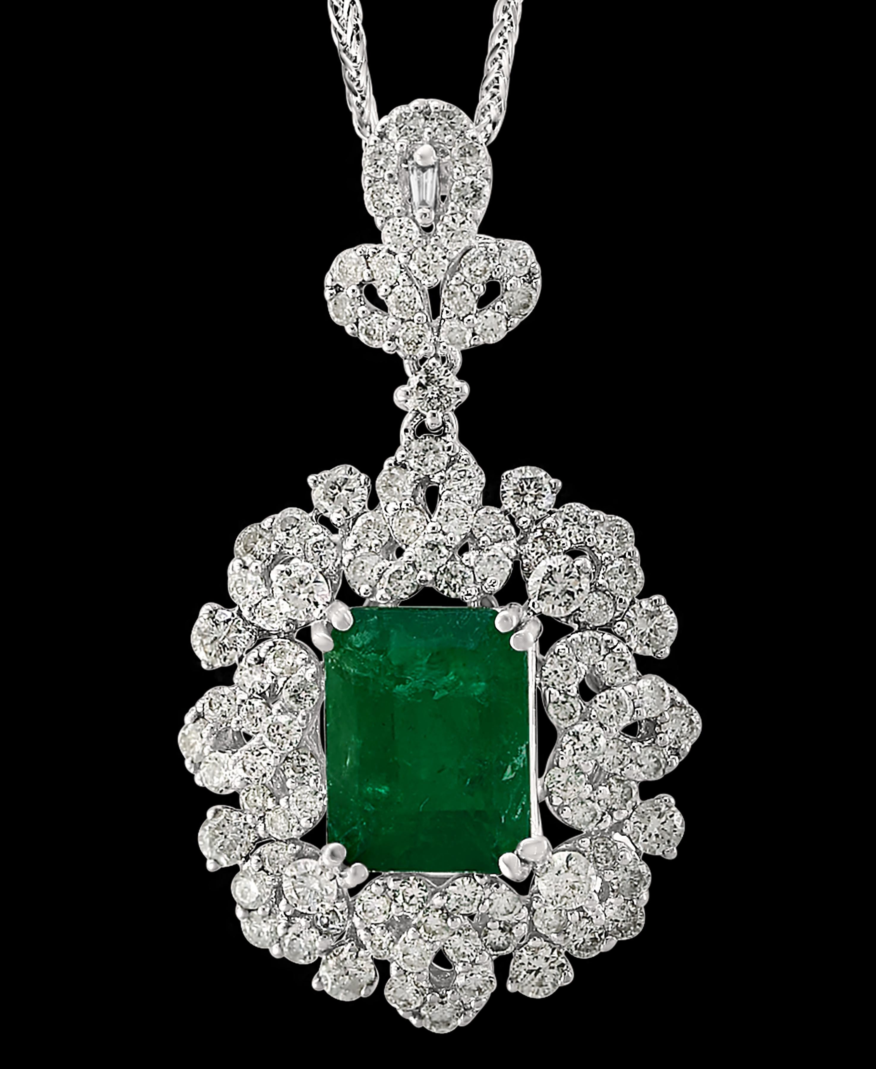 4.5 carat emerald cut diamond