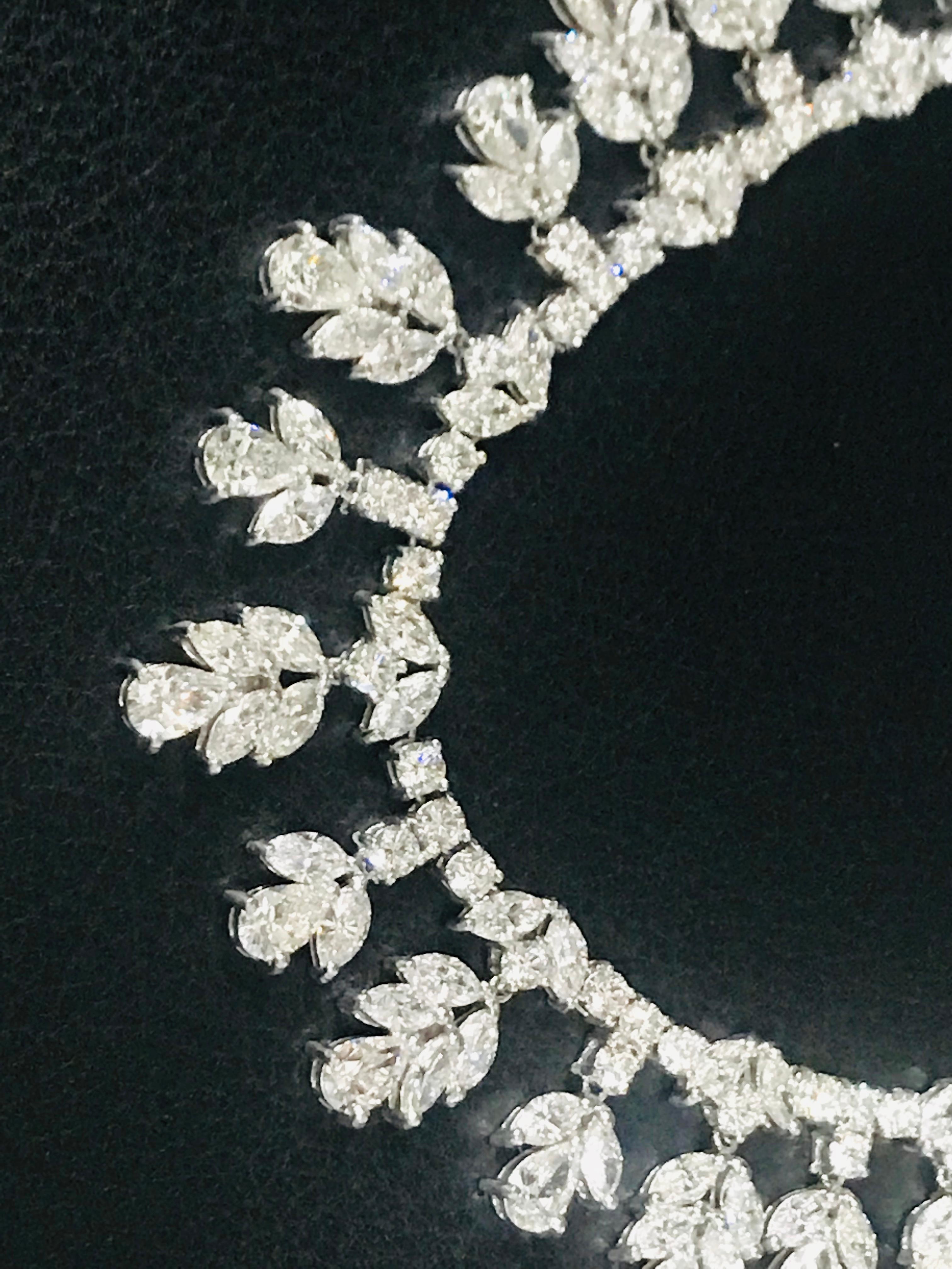 45 carat diamond necklace