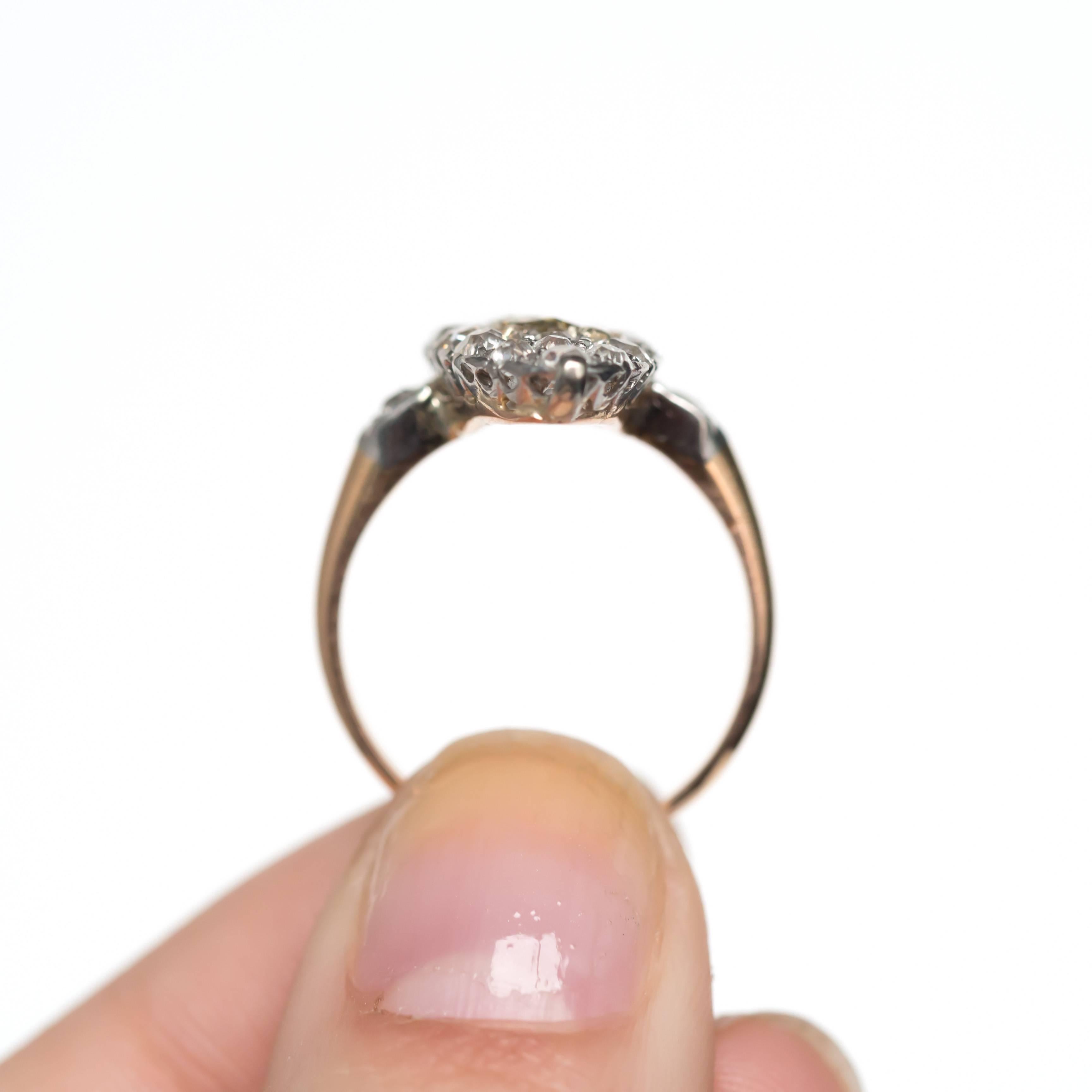 Victorian .45 Carat, Diamond Yellow Gold Engagement Ring