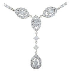 45 Carats Marquise, Round, Pear Diamond Choker Necklace