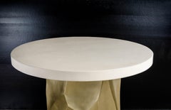 Cream Lacquer Entry Table Top by Robert Kuo, Limited Edition