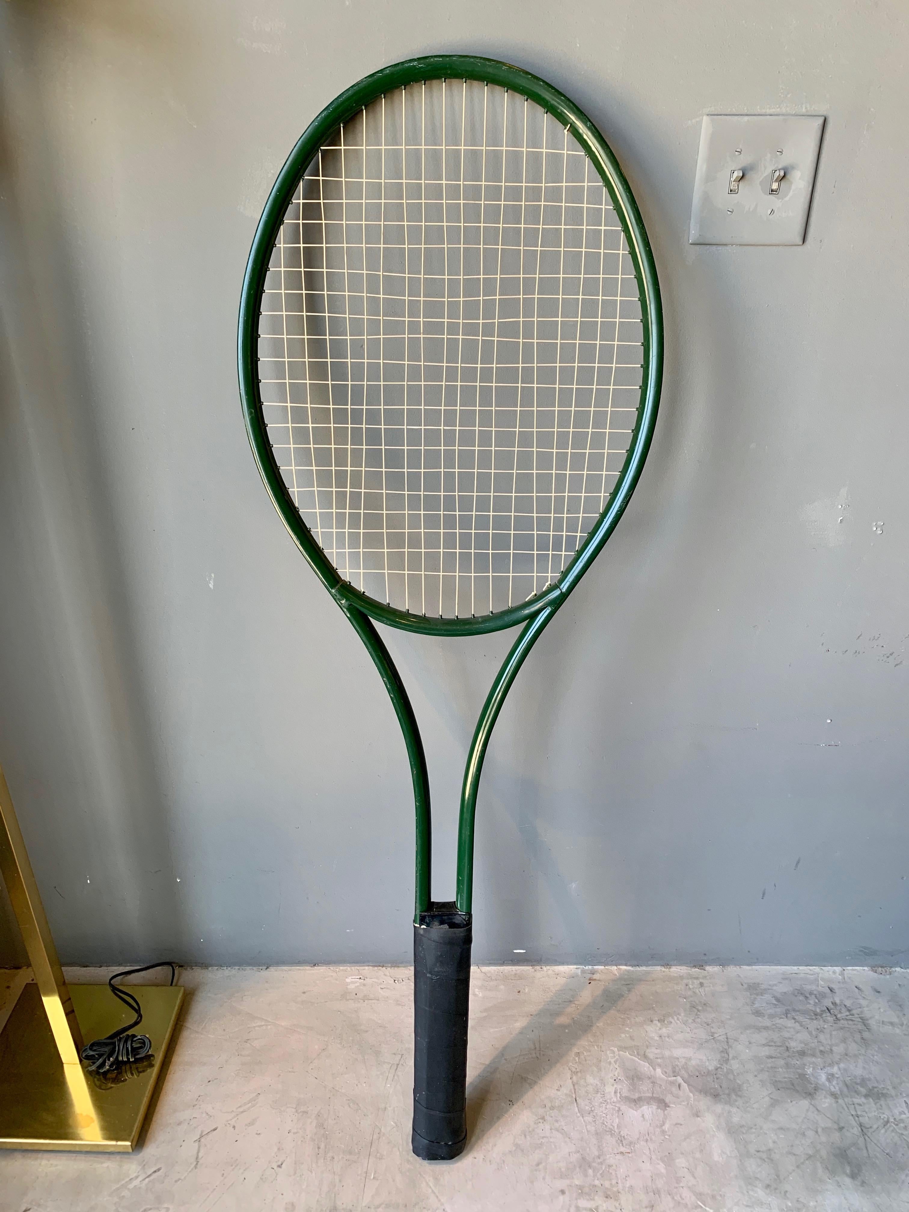 riesen tennisschläger deko