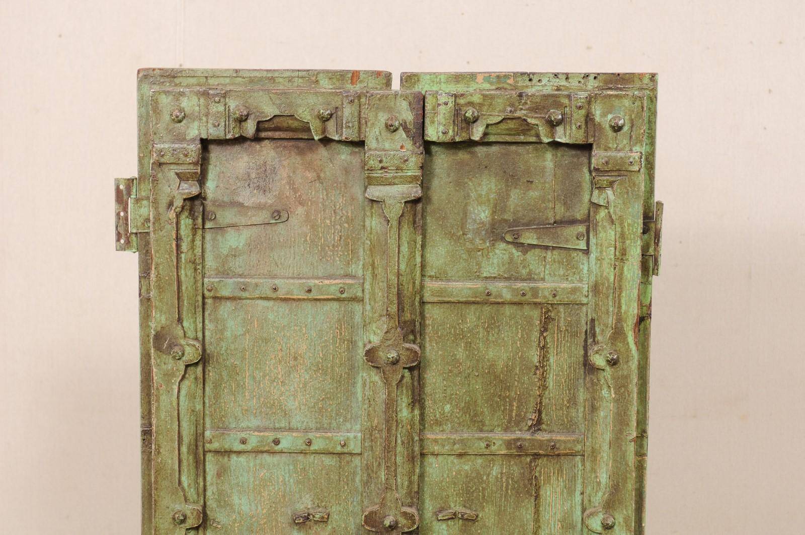 Indian Turn of the Century Doors from India on Custom Stand