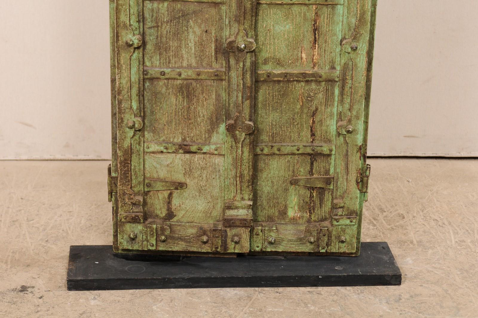 19th Century Turn of the Century Doors from India on Custom Stand