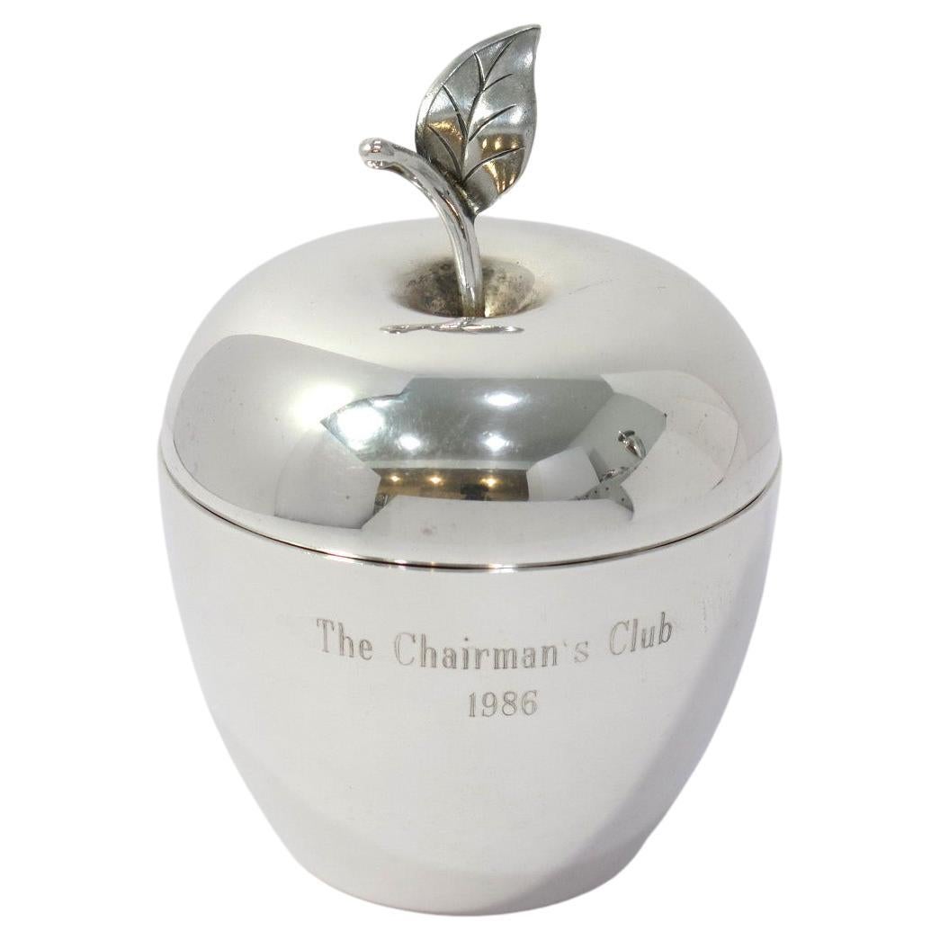 4.5 in - Sterling Silver Tiffany & Co. Vintage Apple-Shaped Jar