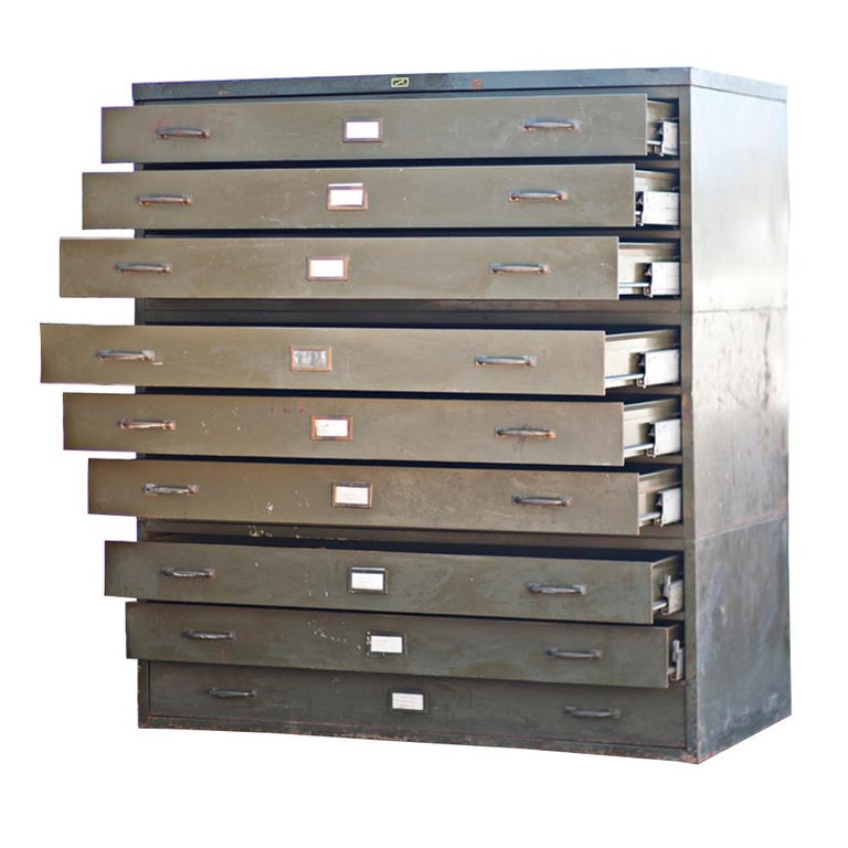 45" Kraftbilt Flat File Metal at 1stDibs kraftbuilt
