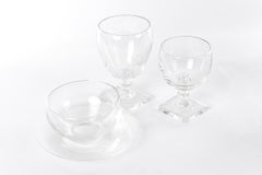 44 Pieces Steuben-Wappen-Kristallservice für, antik, um 1910