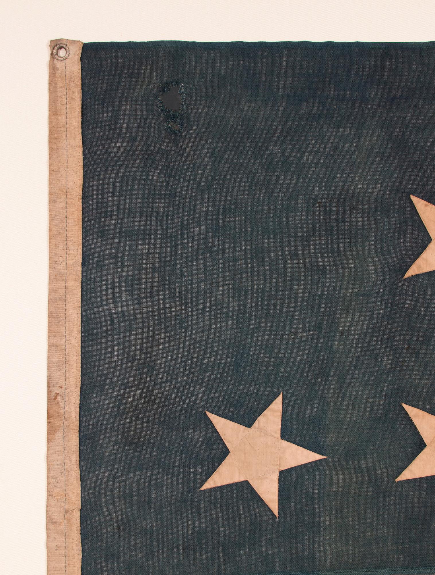 45 Star Antique American Naval Jack, ca 1896-1908 In Good Condition For Sale In York County, PA