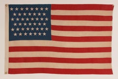 45 Stars on a Attractive Denim Blue Canton, Cotton Bunting American Flag