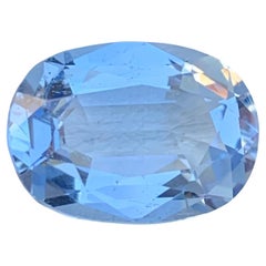 4,50 Quilates Adorable Piedra Preciosa Facetada Aguamarina Goshenita Forma Ovalada