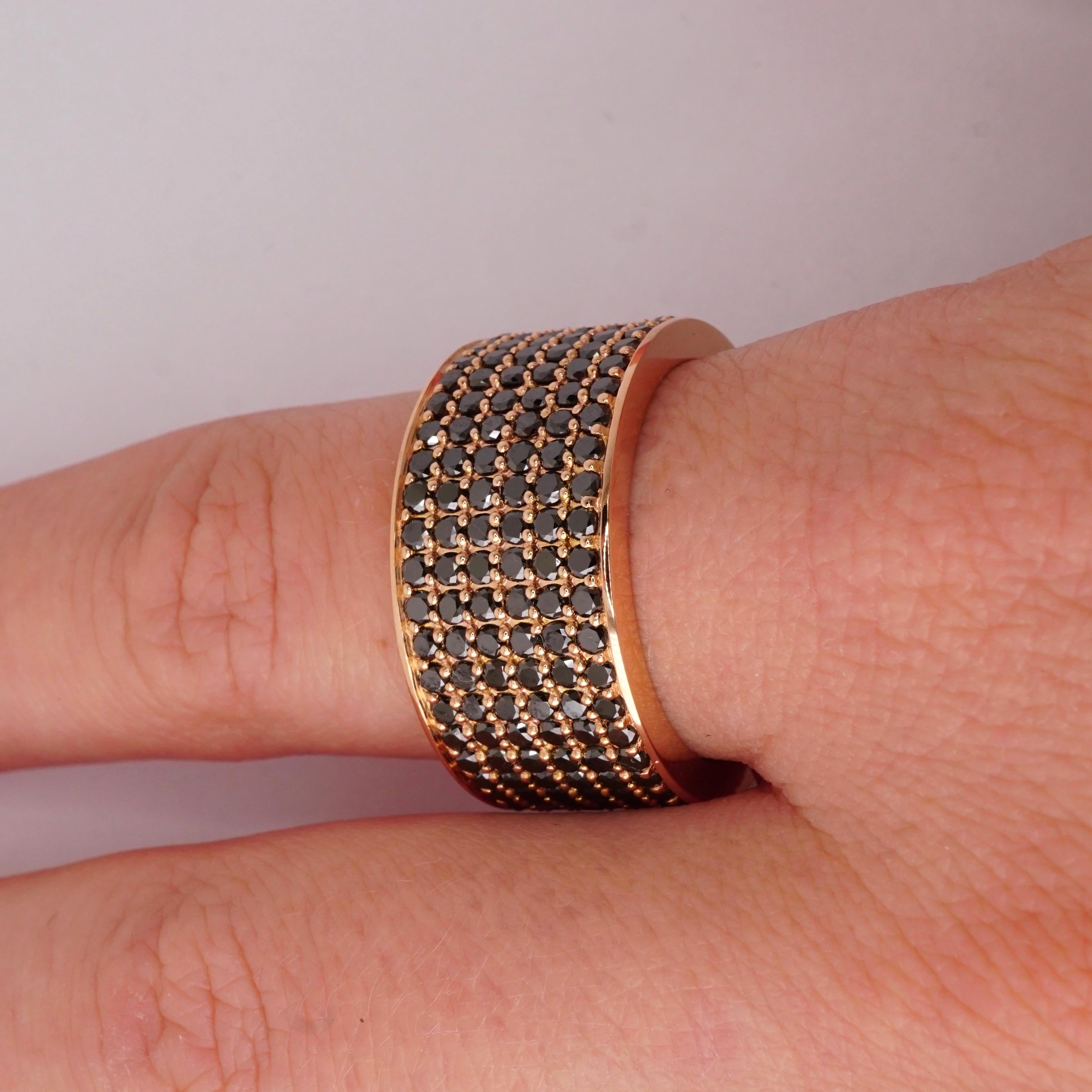 micro pave diamond band