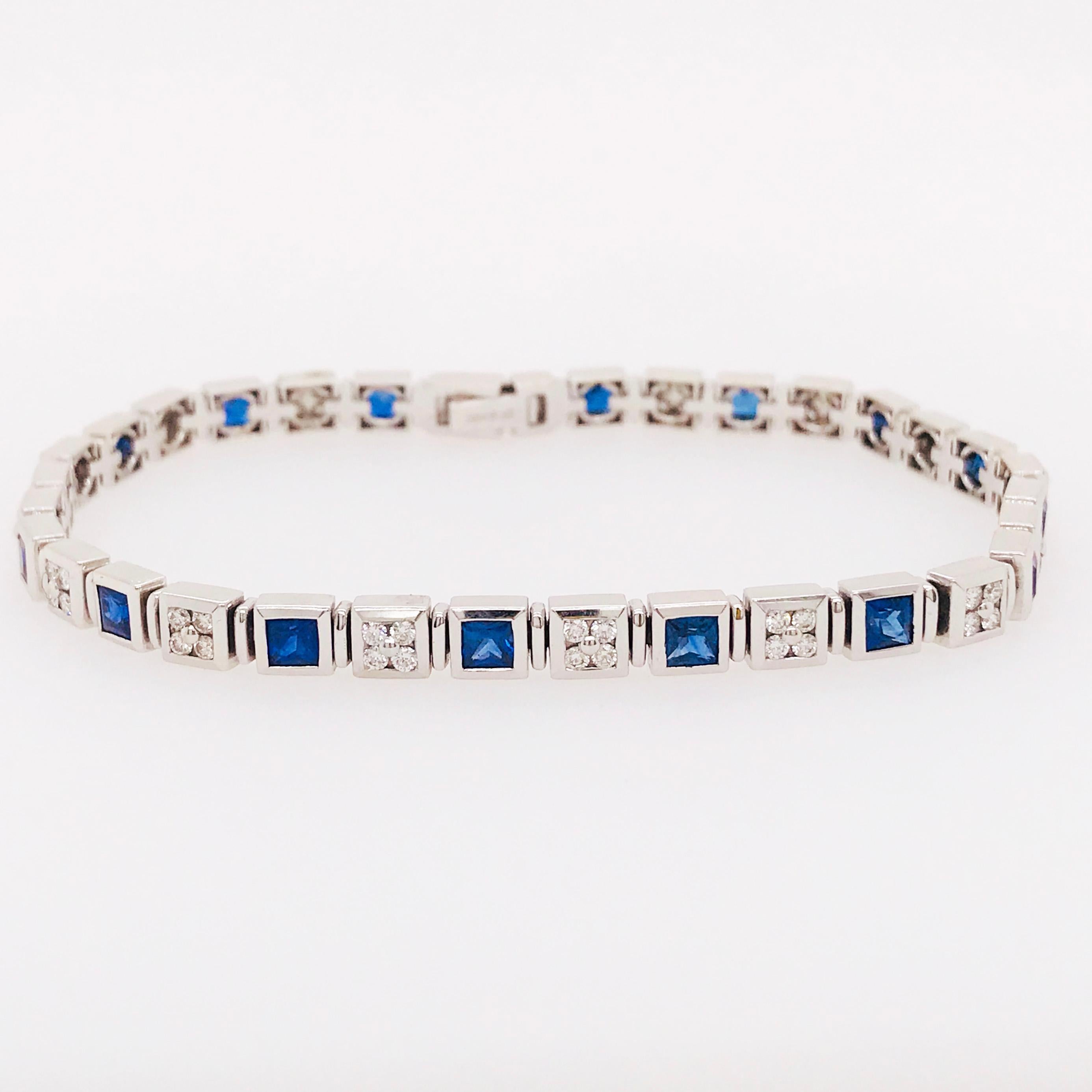 tennis bracelet sapphire