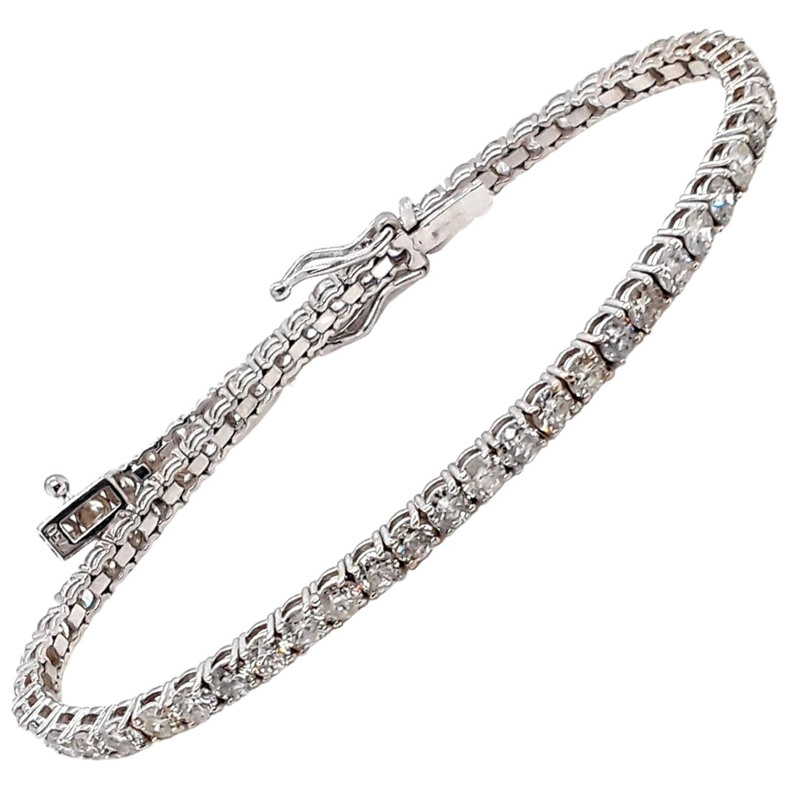 4.50 Carat Diamond Tennis Bracelet