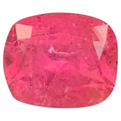 4.50 Carat Loose Rubellite Tourmaline Cushion Shape Gem For Jewellery Making