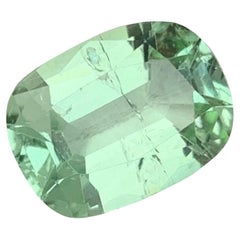 4.50 Carat Natural Faceted Mint Green Tourmaline October Birthstone