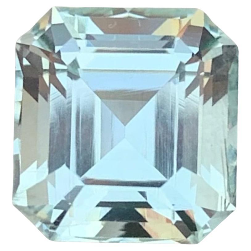 4.50 Karat Natürlicher loser Aquamarin Oktagon Form Edelstein im Angebot