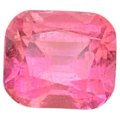 4.50 Karat Natürlicher Loser Baby Rosa Turmalin Stein Kissenschliff Afghanischer Edelstein