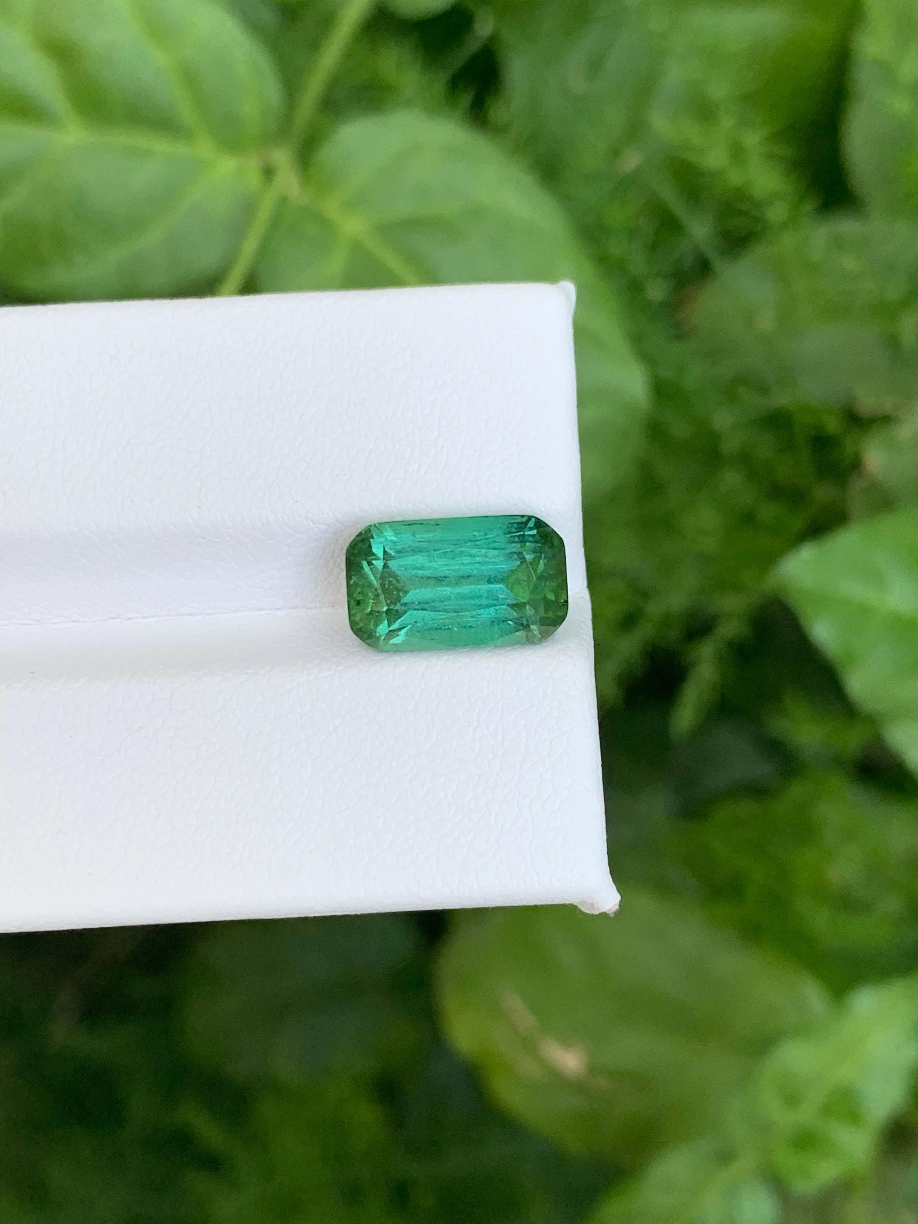 4.50 Carat Natural Loose Mint Green Tourmaline Stone Cushion Cut Afghan Gemstone (pierre précieuse afghane) Neuf - En vente à Bangkok, TH