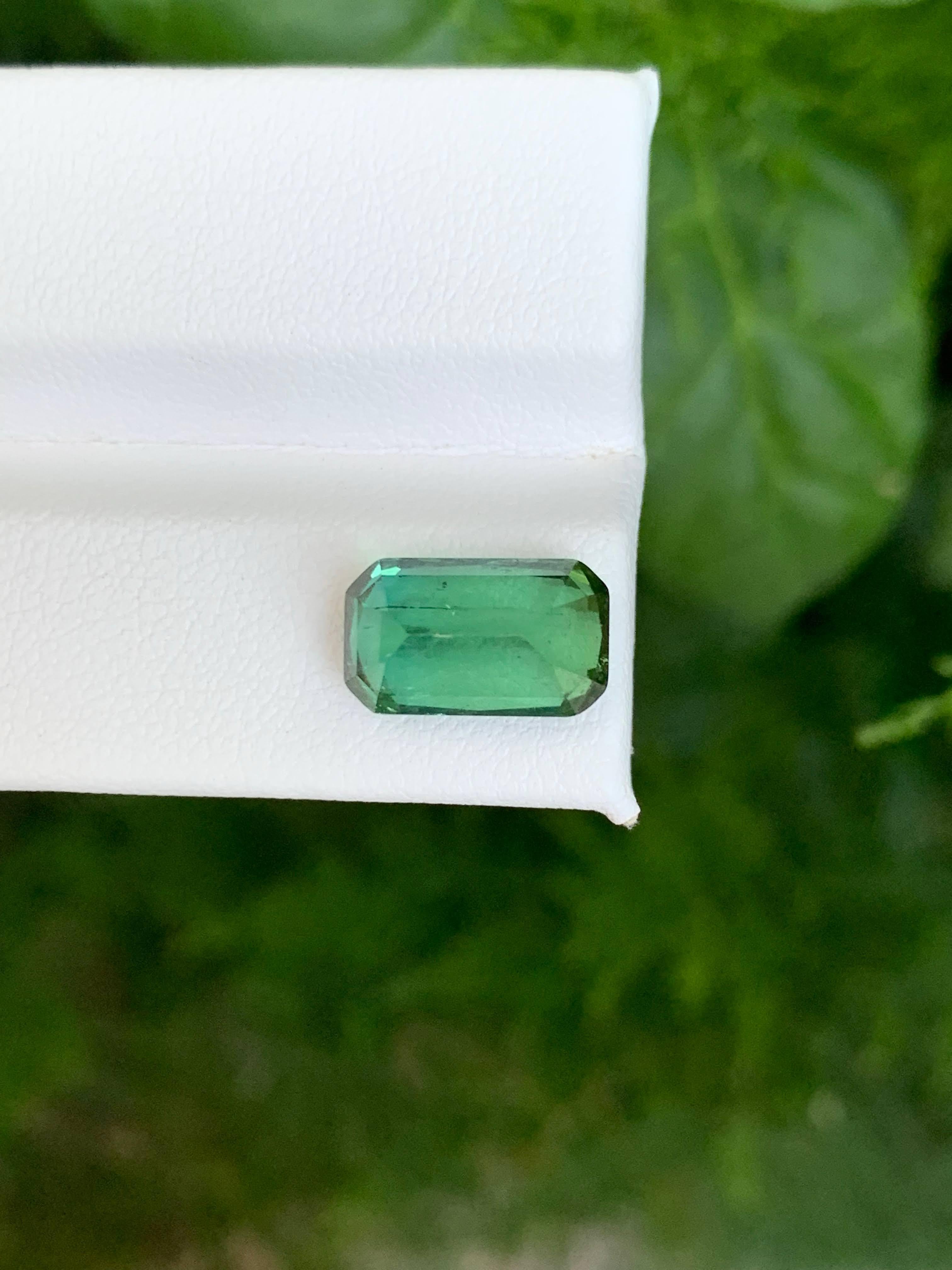 4.50 Carat Natural Loose Mint Green Tourmaline Stone Cushion Cut Afghan Gemstone (pierre précieuse afghane) en vente 2