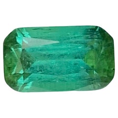 4.50 Carat Natural Loose Mint Green Tourmaline Stone Cushion Cut Afghan Gemstone