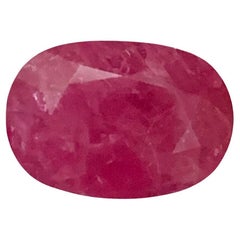 4.50 Carat Natural Loose Ruby Gemstone From Mozambique, Africa