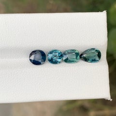 Lote de zafiros naturales sueltos de 4.50 quilates Piedra preciosa para joyería