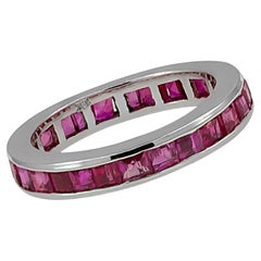 Memoryring mit 4,50 Karat rosa Saphir