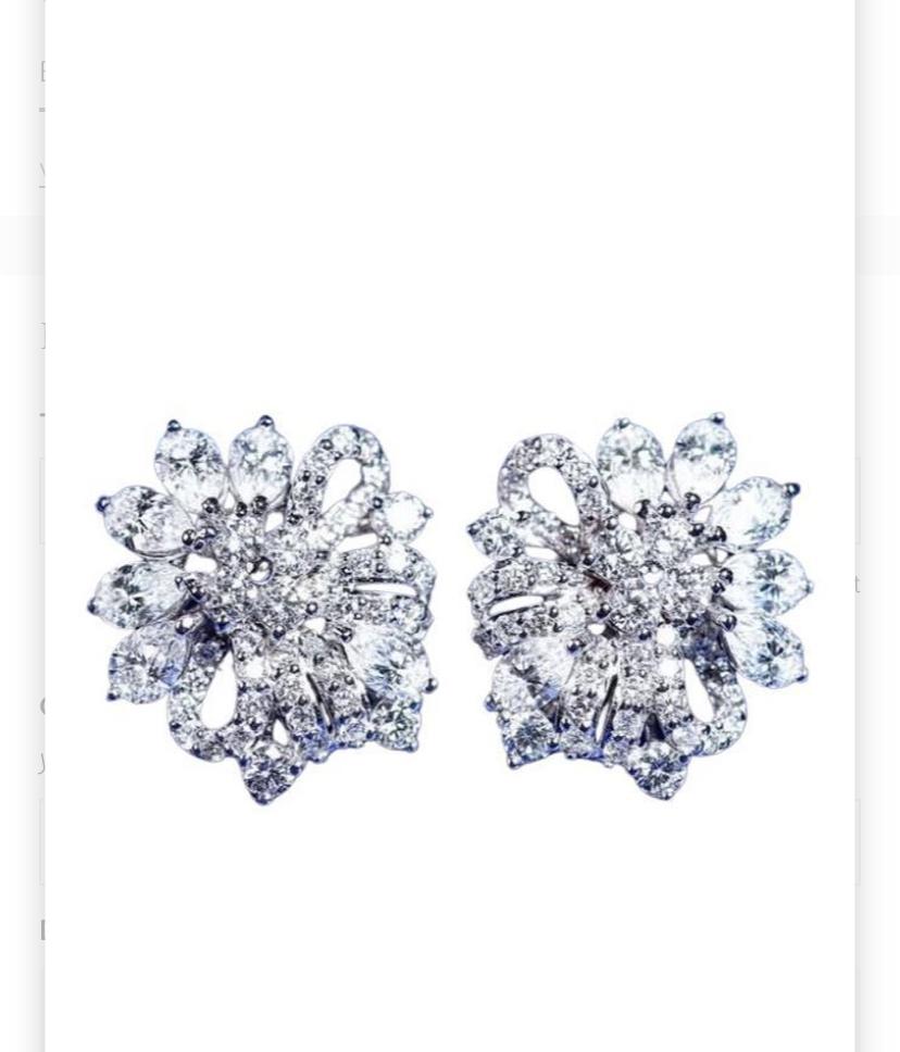 Boucles d'oreilles en or 18 carats de 4,50 carats de diamants de forme mixte en vente 3