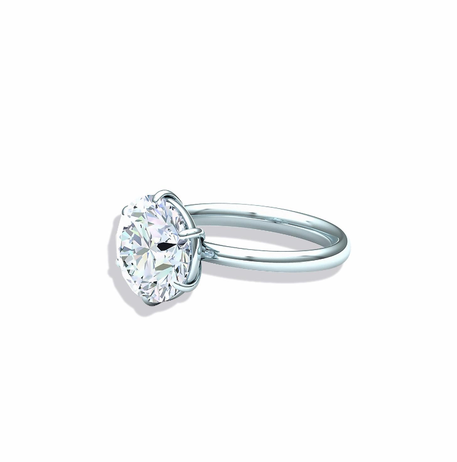 This gorgeous stone could be overlooked if you don't get to see it in person.  This stunning 4.5 carat K-VS1 AGS certified round brilliant diamond is one of the best of its kind we have personally seen in over 50 years.  This diamond came out of an