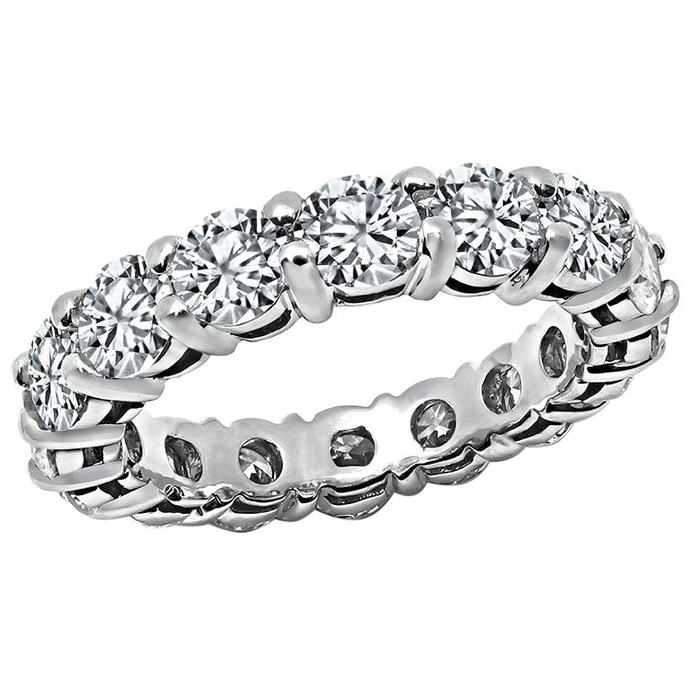 Alliance éternelle en diamant de 4.50ct
