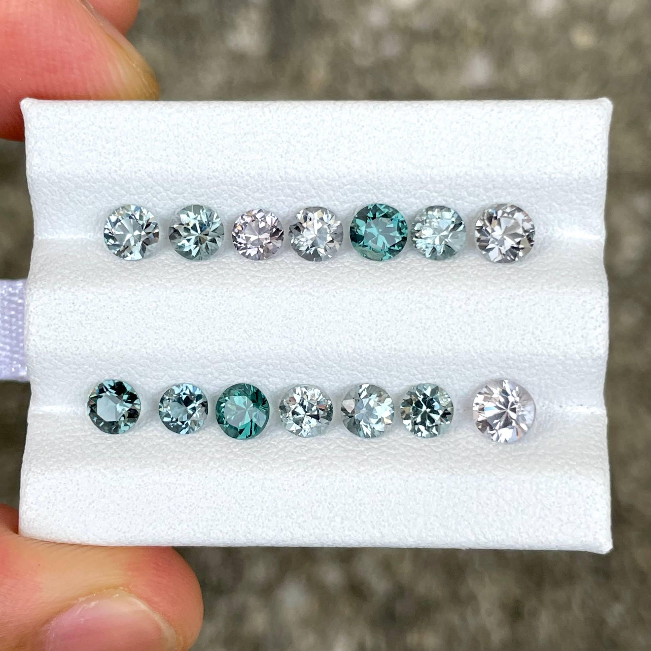4,51 quilates Lote de 14 gemas de espinela talla redonda de Birmania en Nuevo estado para la venta en Bangkok, TH