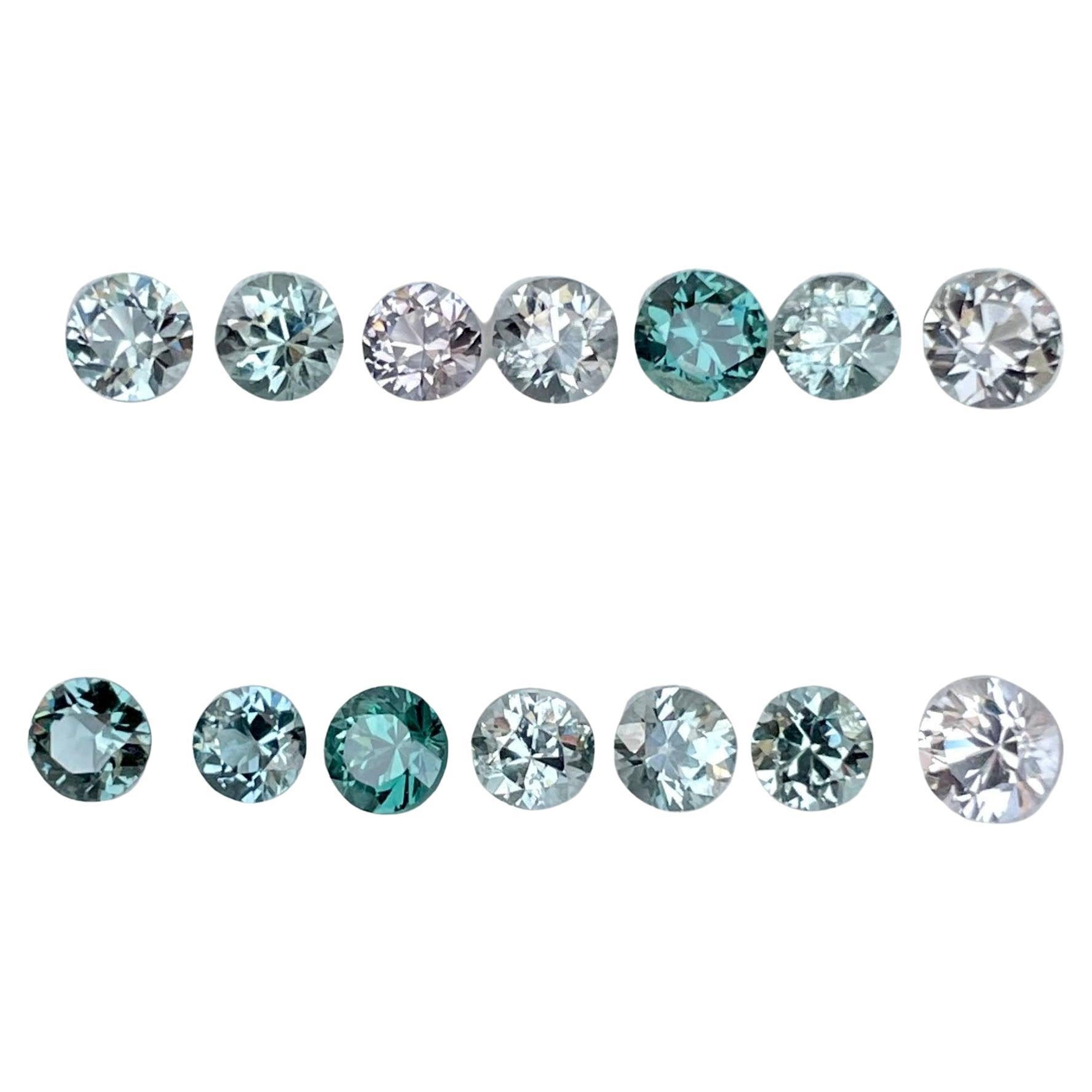 4.51 carats 14 Piece Spinel Gems Lot Round Cut from Burma