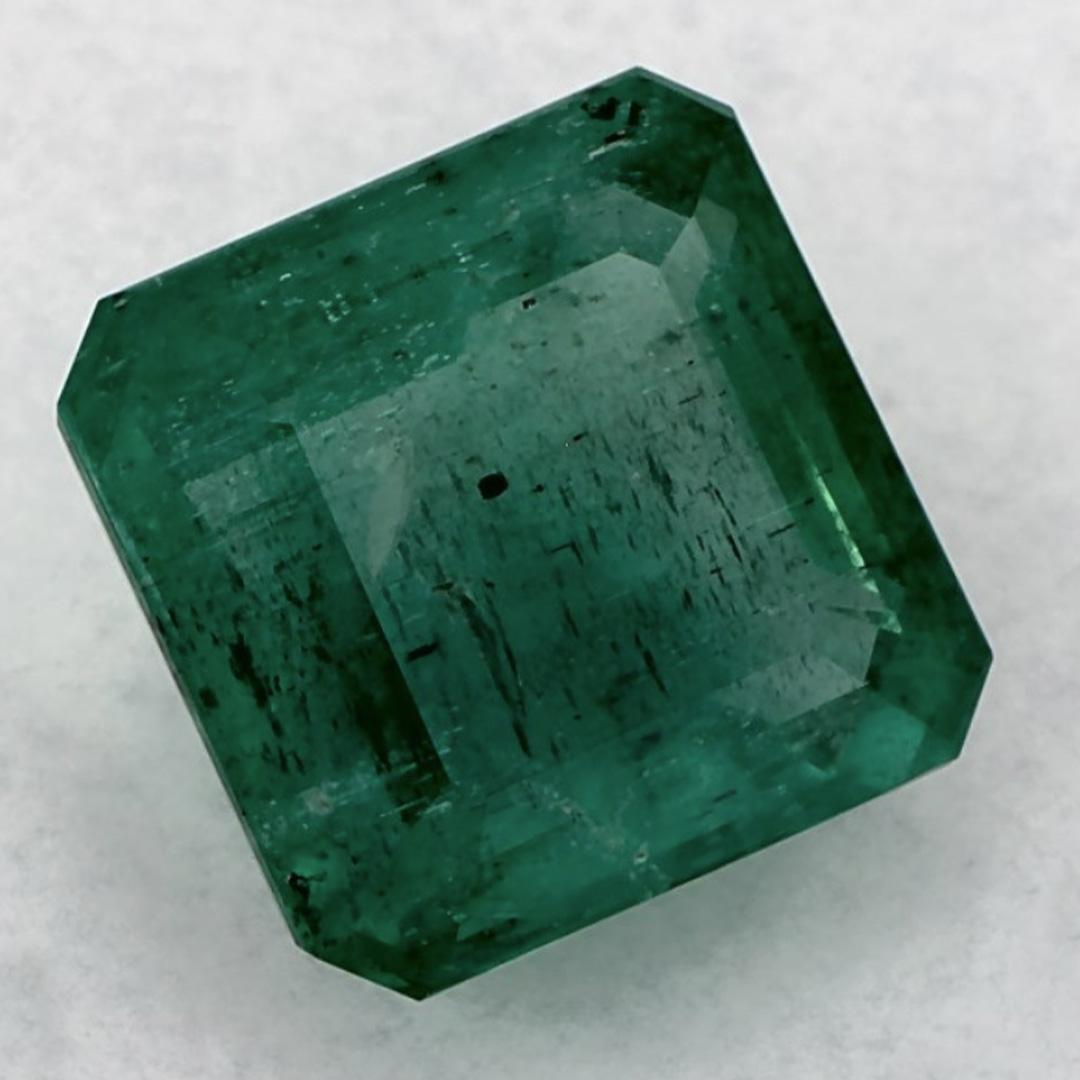 4.51 Karat Smaragd Asscher Lose Edelstein (Asscher-Schliff) im Angebot
